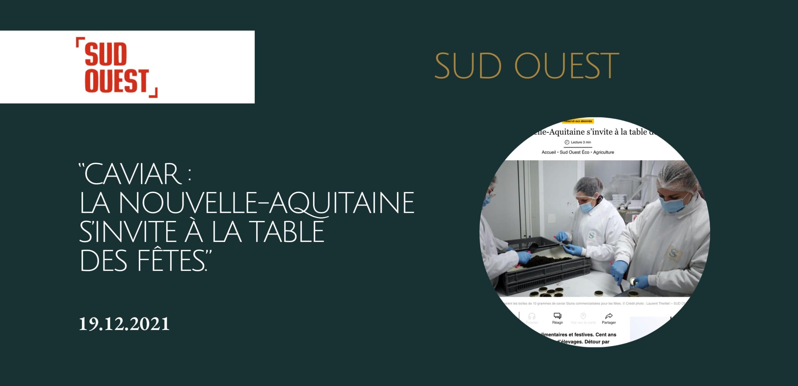 Caviar : la Nouvelle-Aquitaine s’invite à la table des fêtes.