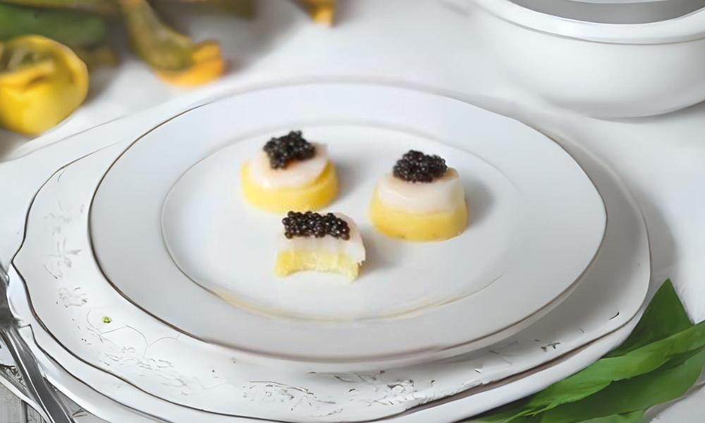 Mise en bouche - Caviar d'Aquitaine